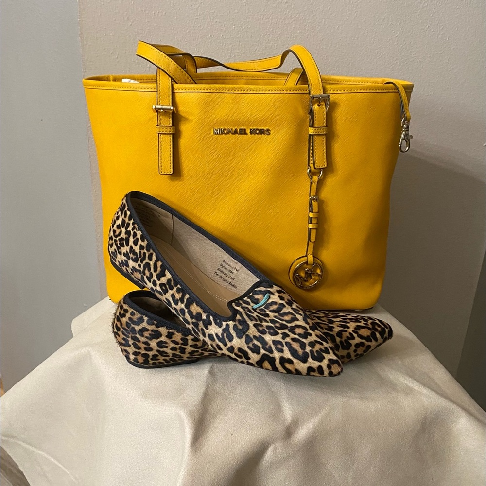 NWOT Hush Puppies, leopard, size 9.5. - Picture 2 of 5